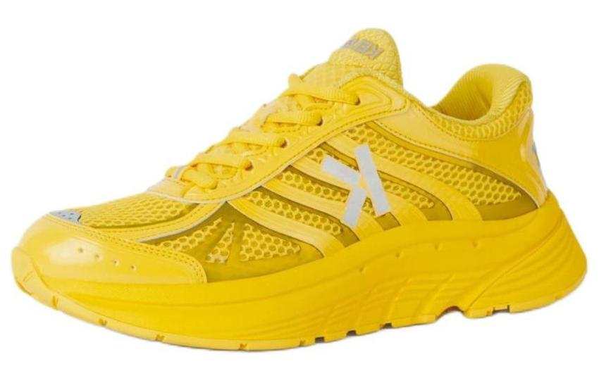KENZO Pu Low top Casual Shoes Women's Yellow