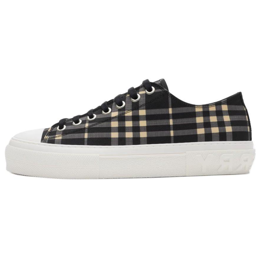 Burberry Low top Skateboard Shoes Men's Black