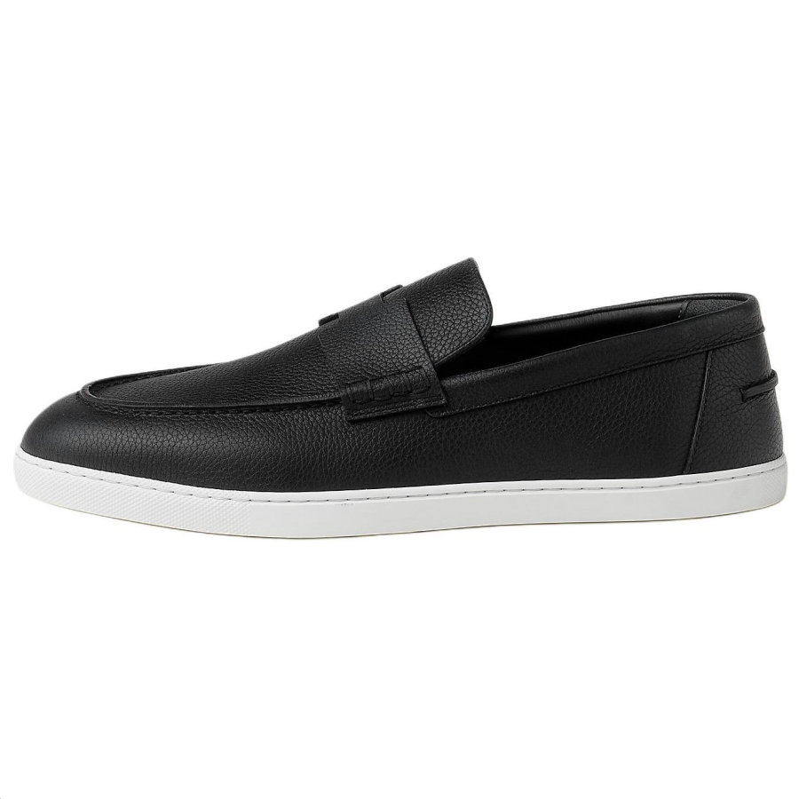 HERMES HERMES Job Loafers 1.7CM Men's Black