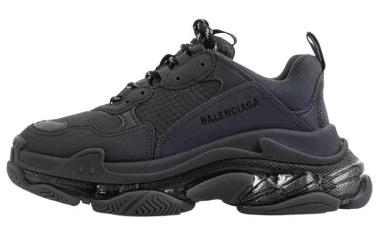 Balenciaga Triple S Clear Sole Deep Blue Women's