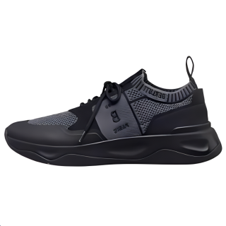 BERLUTI Shadow Cow Leather Low top Casual Shoes Men's Black
