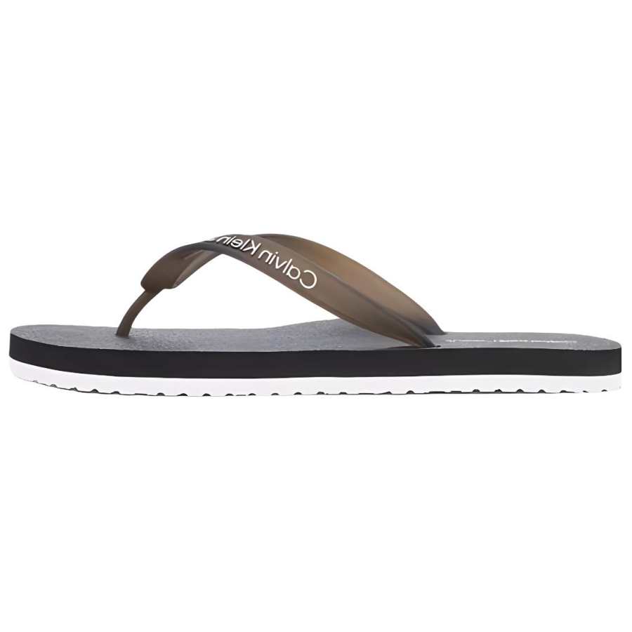 CKJ CALVIN KLEIN JEANS Flip Flops Men's Dark Gray