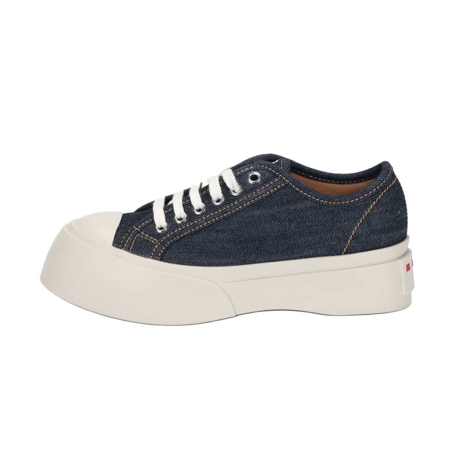 MARNI Denim Pablo Lace Up Sneakers Women's