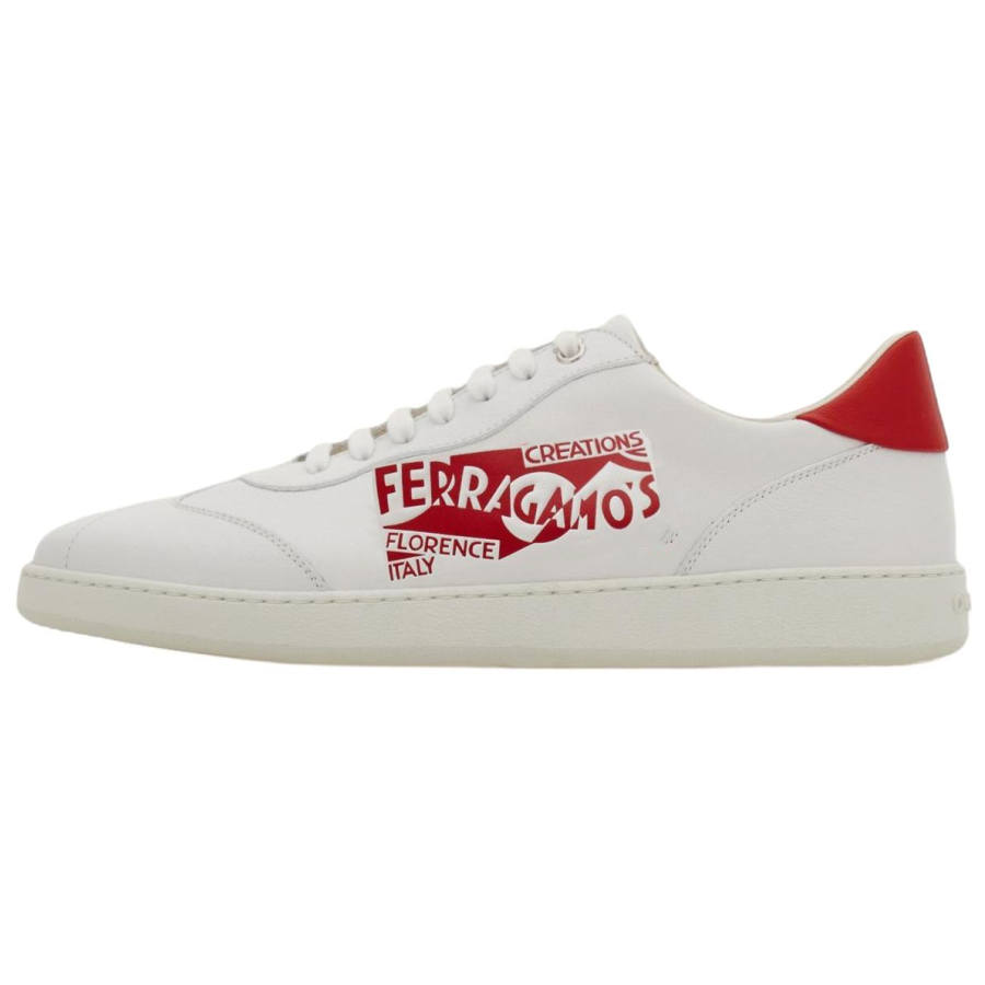 FERRAGAMO Low top Skateboard Shoes Men's White