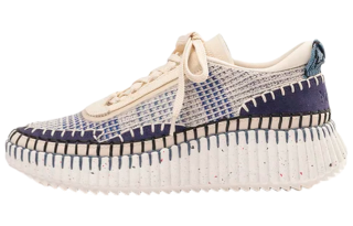 Chloé Chloe Nama Low top Stylish Skateboarding Shoes Women's Blue