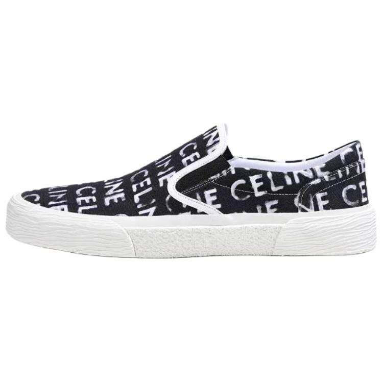CELINE CELINE ELLIOT Low top Canvas Shoes Men's Black