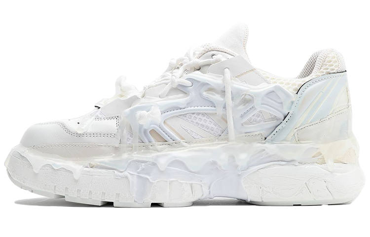 Maison Margiela Replica Fusion Coverage Low top Casual Shoes Women's White