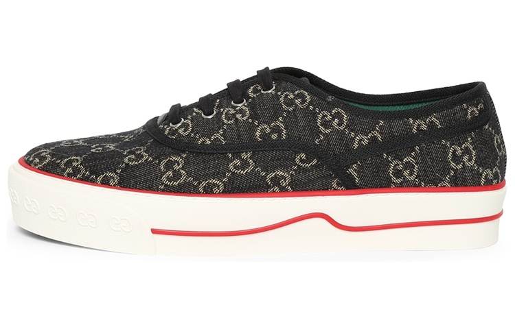 Gucci Tennis 1977 Low 'GG Logo - Black Denim'
