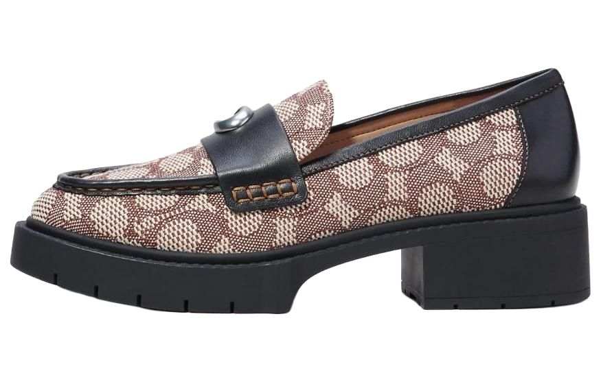 COACH Leah Loafers Women's Black Umber