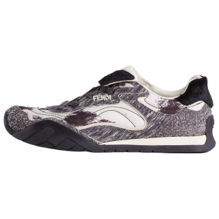 FENDI Wave Pulse Low top Casual Shoes Women's Black