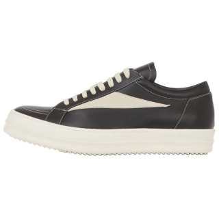 RICK OWENS/RO Low top Stylish Skateboarding Shoes Men's Black White