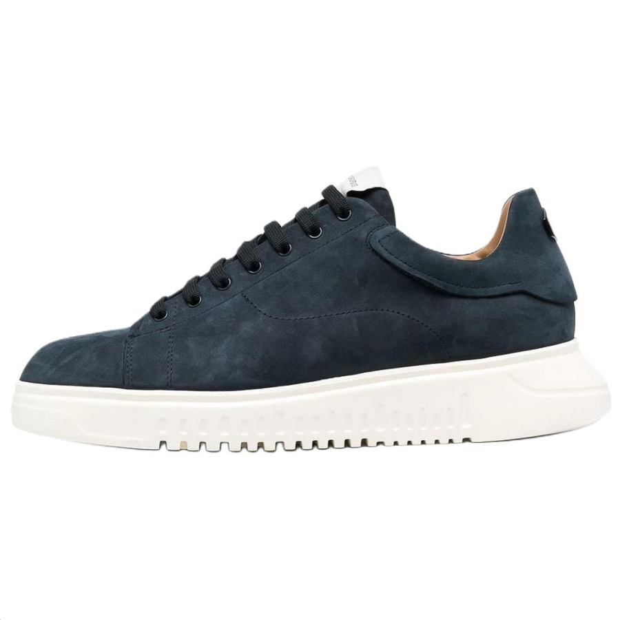 EMPORIO ARMANI Logo Plaque Low Top Sneakers
