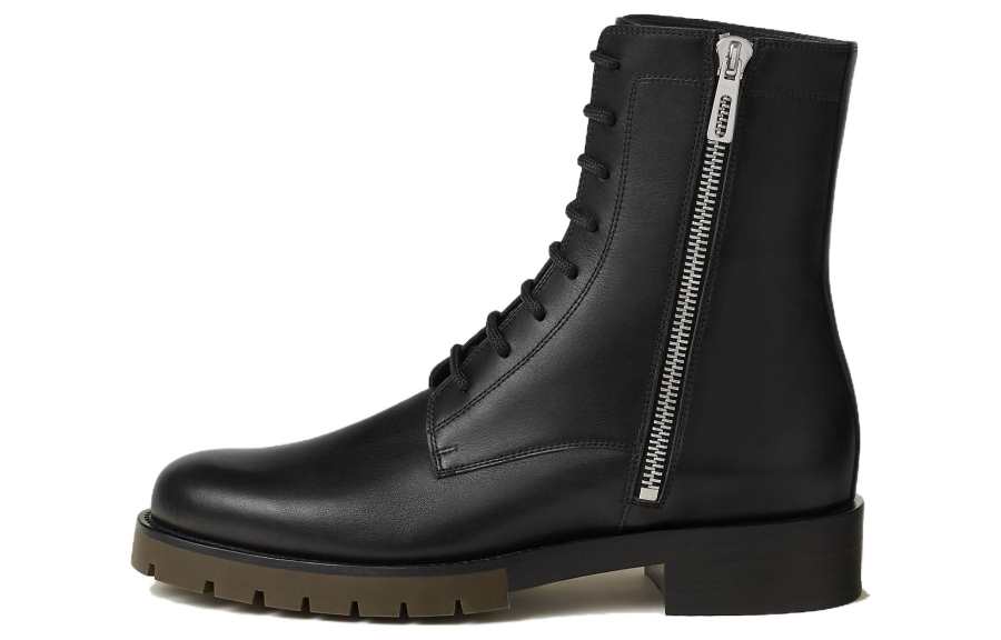 HERMES HERMES Hustin Ankle Boots Men's Black
