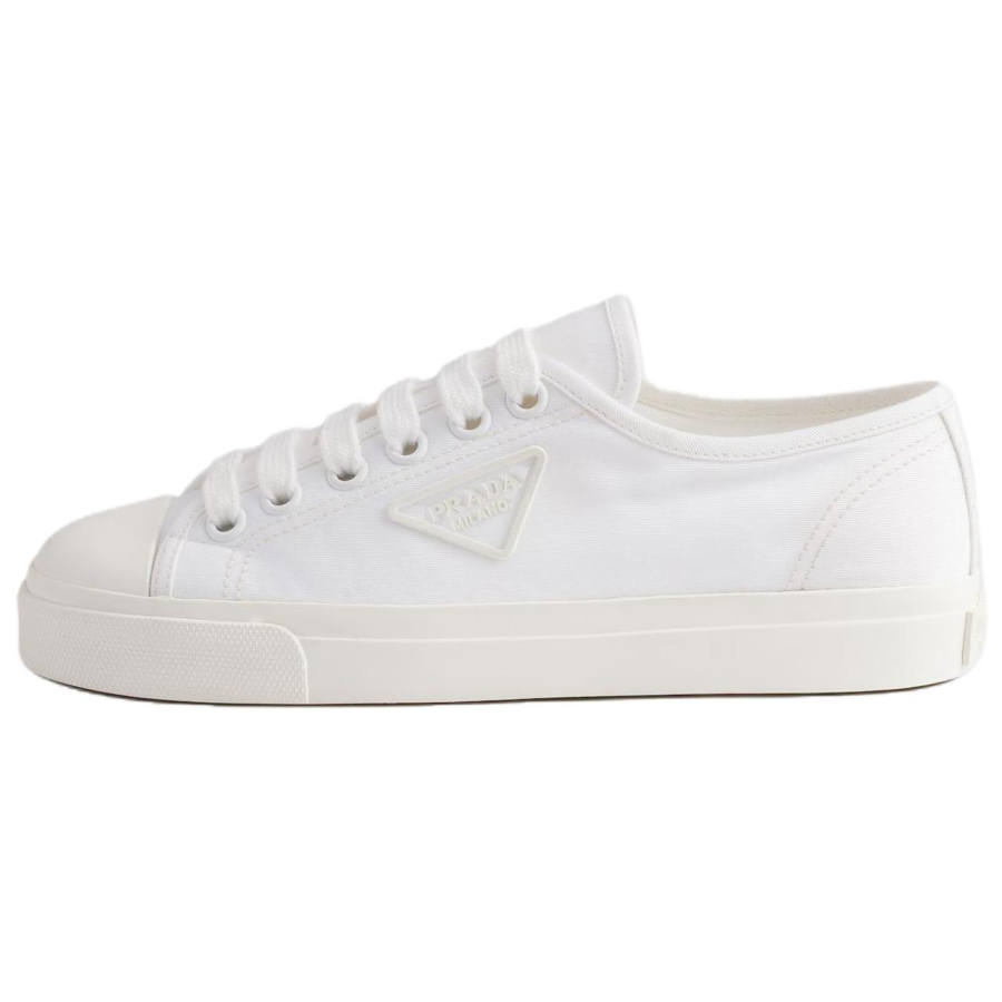 PRADA PRADA Fabric Low top Skateboard Shoes Women's White