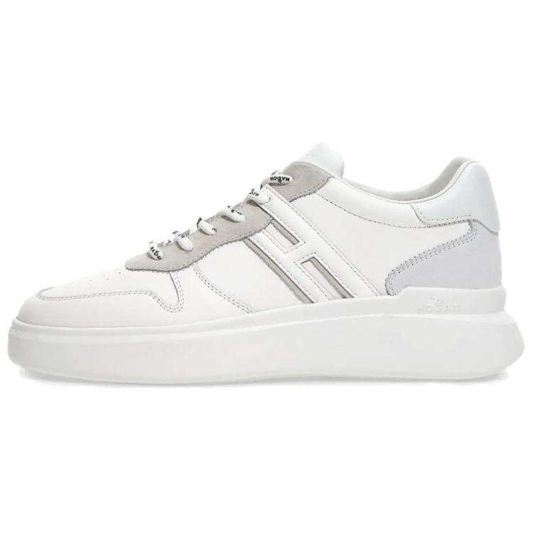 HOGAN H580 Leather Abrasion Resistant Abrasion Resistant Low top Casual Shoes Men's White