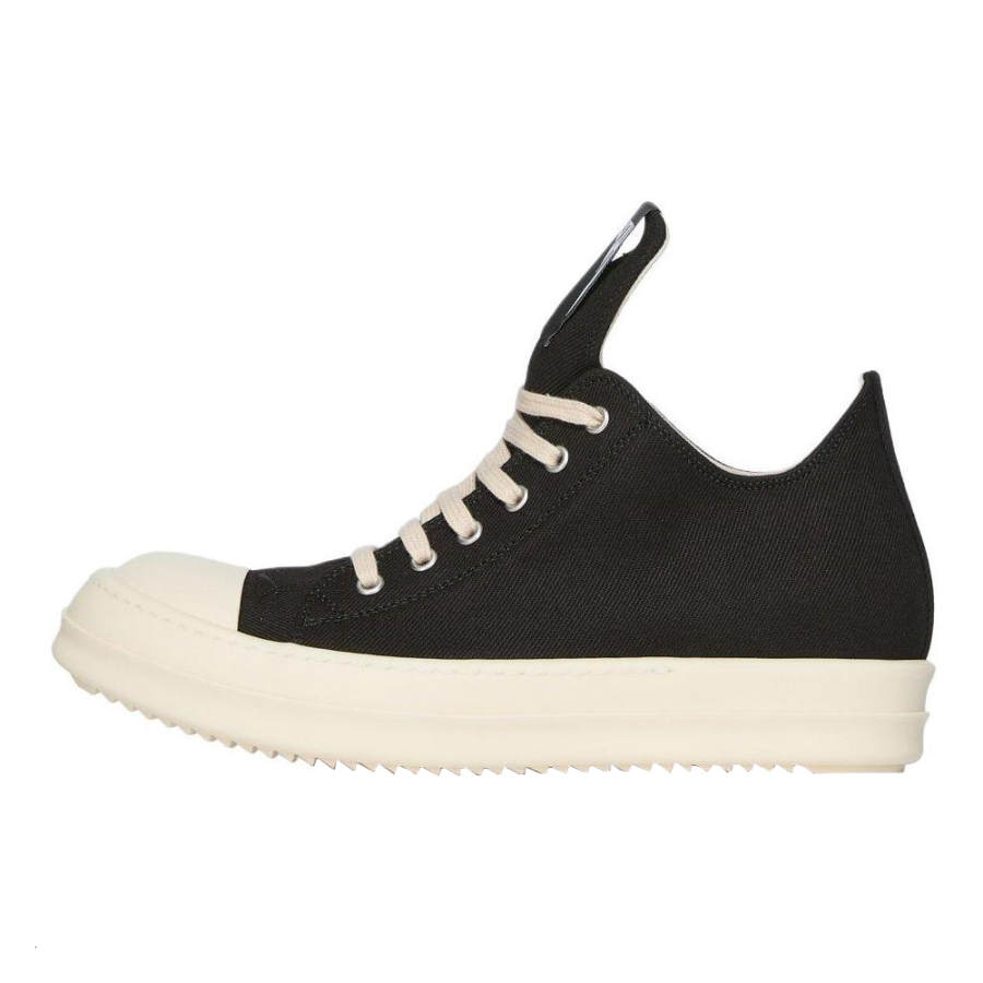 Rick Owens DRKSHDW Low top Canvas Shoes Women's Black