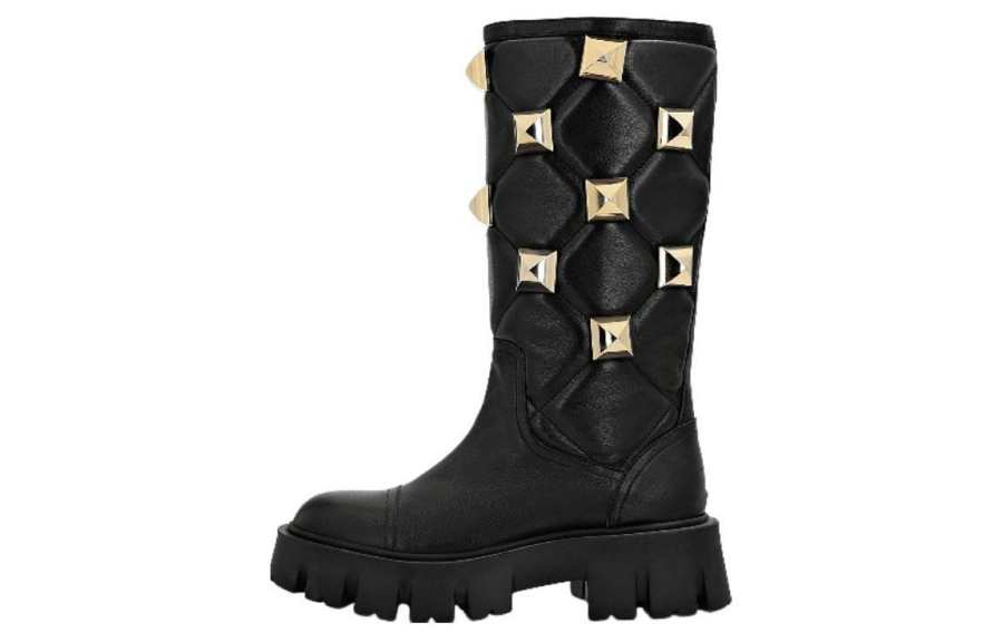 PHILIPP PLEIN PHILIPP PLEIN Stud-embellished Mid-calf Boots