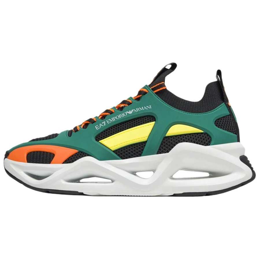 EMPORIO ARMANI EA7 Low top Casual Shoes Men's Green