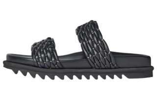 DRIES VAN NOTEN Woven Leather Slides