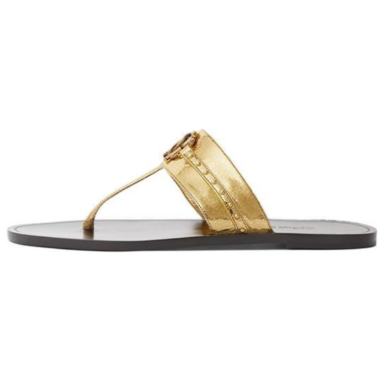 Roberto Cavalli Flip Flops Women's Gold