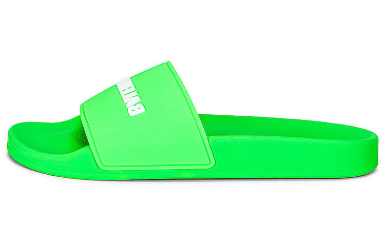 Balenciaga Pool Slide 'Neon Green' Women's