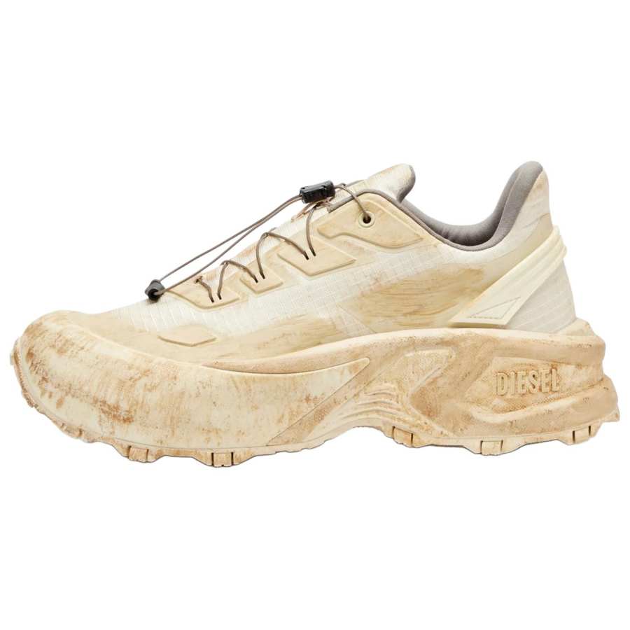 DIESEL D Cage Runner Low top Casual Shoes Men's Beige