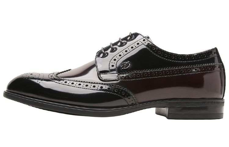 S.T.Dupont S. T.DUPONT Cow Leather Dress Shoes Men's Burgundy