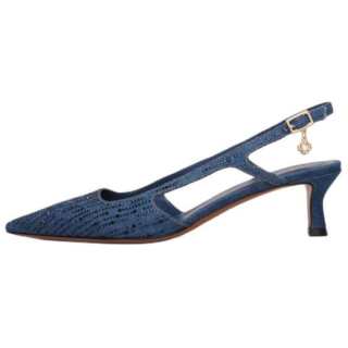 Maje Fabric Slim Heel High Heels Women's Blue