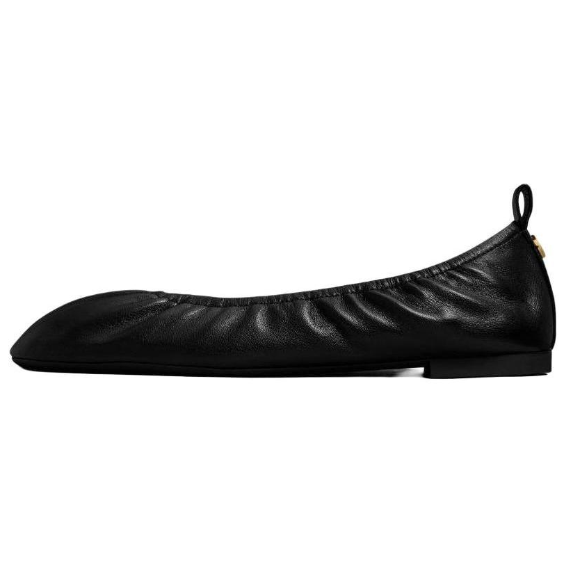 TORY BURCH Eddie Leather Casual Shoes Women's Black