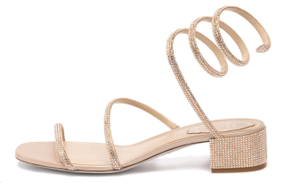 Rene Caovilla crystal-embellished heeled sandals Women's