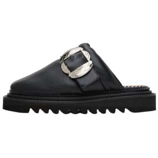 TOGA VIRILIS Rubber Sole Abrasion Resistant Abrasion Resistant Closed Toe Slippers Men's Black