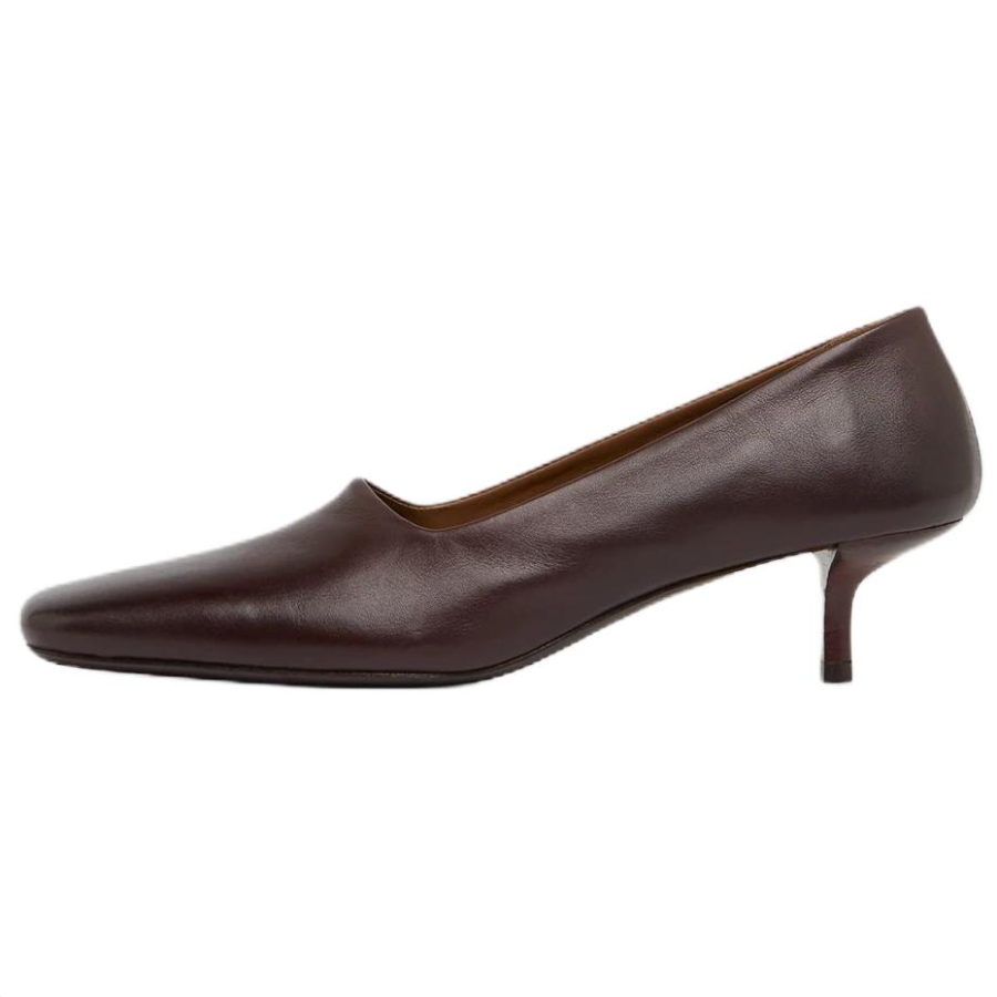 Marsèll Spazzola Leather Slim Heel High Heels Women's Chocolates Burgundy