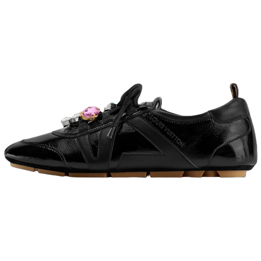 LOUIS VUITTON Sneakerina Low top Casual Shoes Women's Black