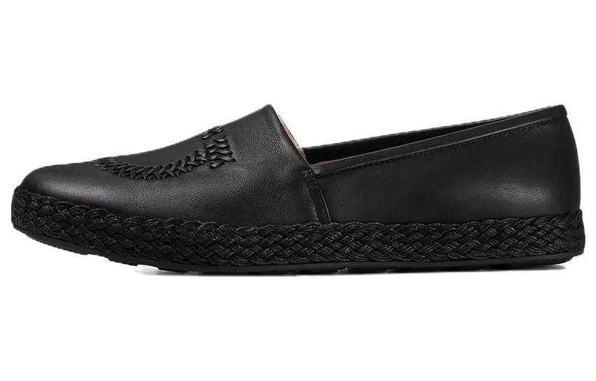 FERRAGAMO Leather Men's Casual Shoes Men's Black