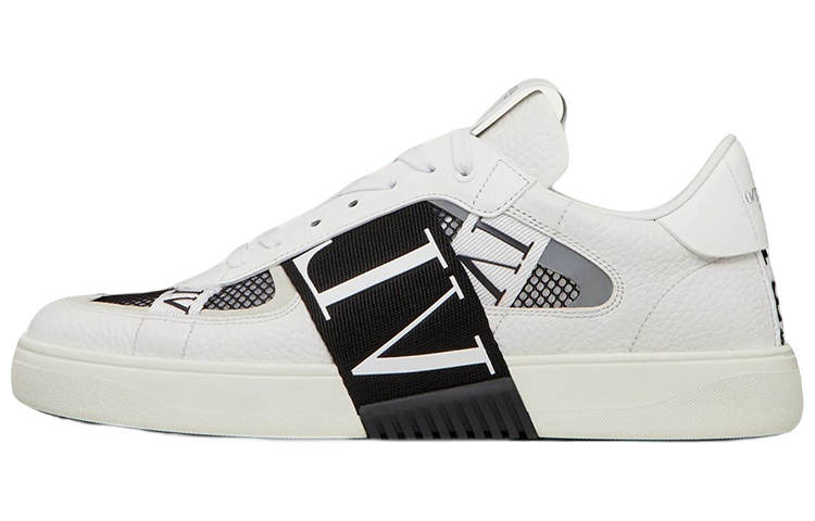 Valentino Vltn Panelled Lace Up Sneakers