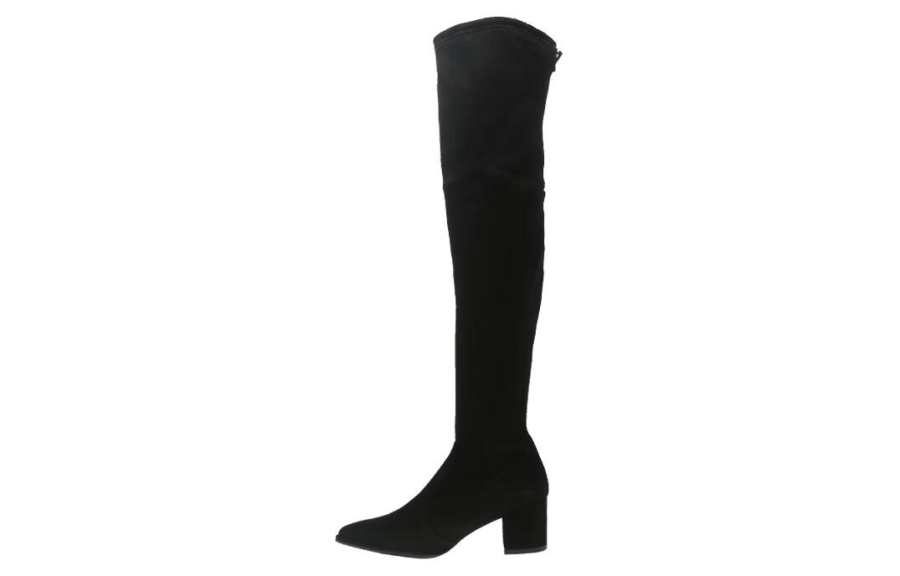 Stuart Weitzman Stuart Weitzman/SW Sheepskin Knee high Boots 6cm Women's Black