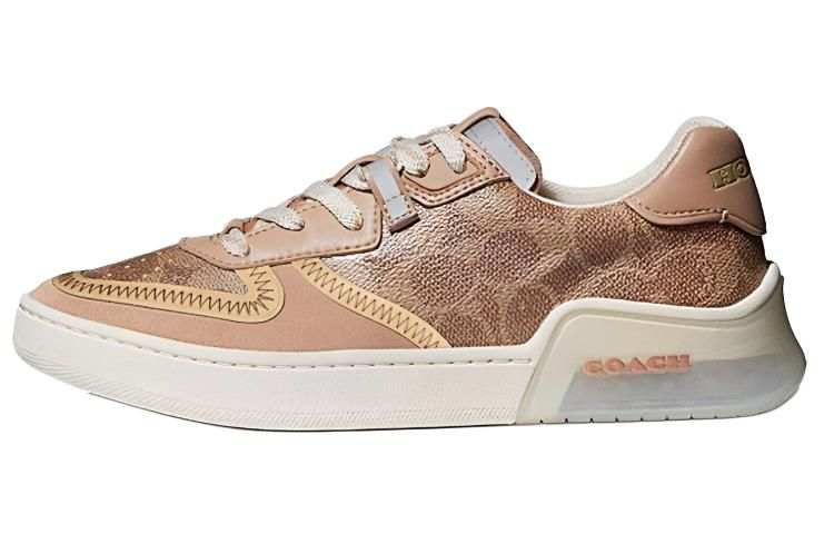 COACH CitySole Court Sports Stylish Skateboarding Shoes Women's Dark Brown