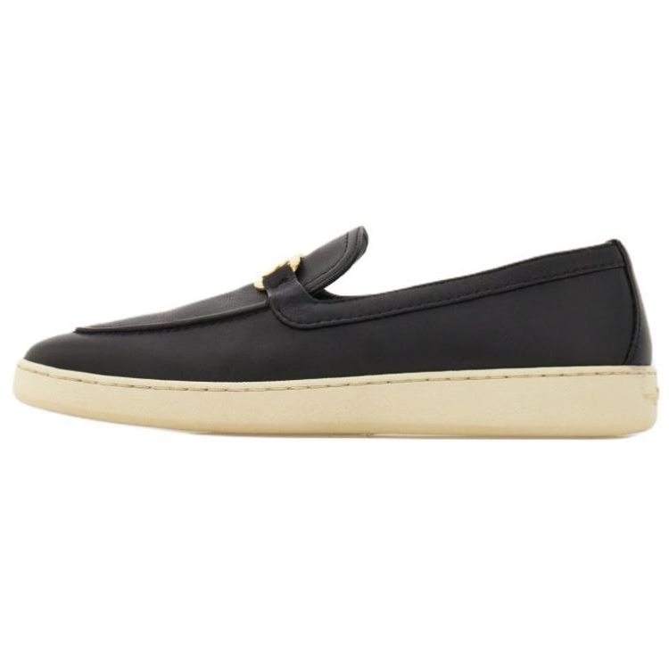 FERRAGAMO Vara Leather Loafers Women's Black