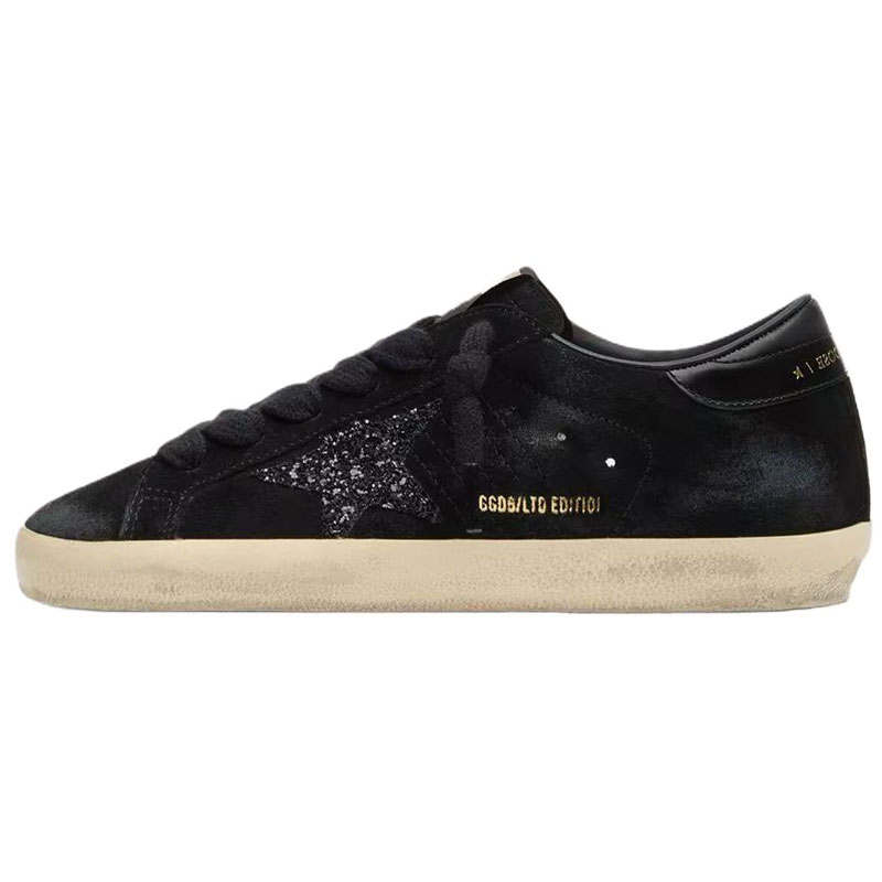 Golden Goose Super Star LTD Low top Skateboard Shoes Women's Black
