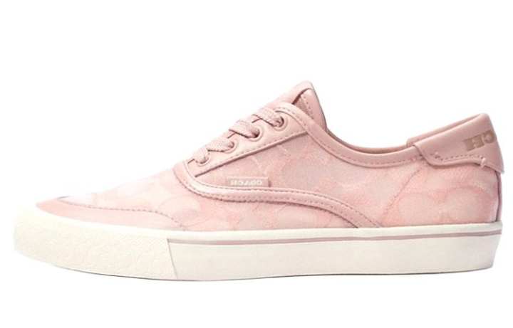 COACH COACH CitySole Low top Stylish Skateboarding Shoes Women's Pink White