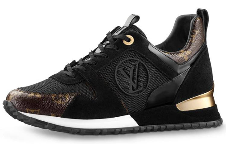 LOUIS VUITTON Run Away Black Monogram Women's