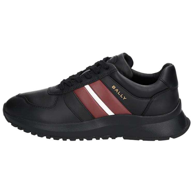 BALLY Outline Calfskin Low top Casual Shoes Men's Black