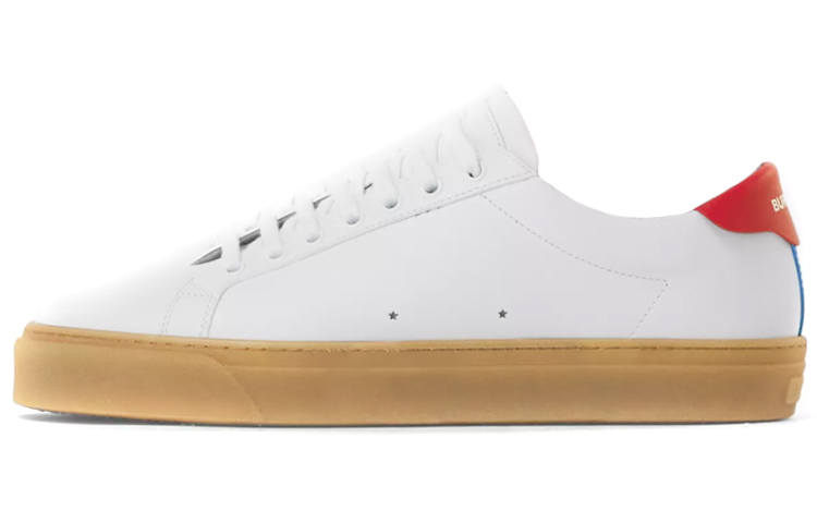 Burberry Bio Low top Stylish Skateboarding Shoes Men's White