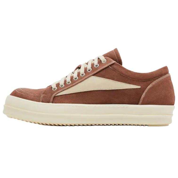 Rick Owens DRKSHDW Lido Low top Canvas Shoes Women's Brown
