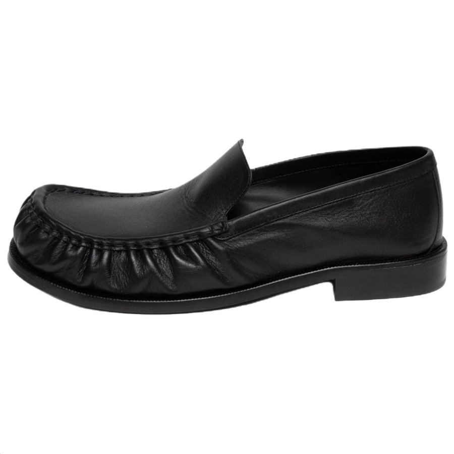 DRIES VAN NOTEN Leather Casual Shoes Men's Black