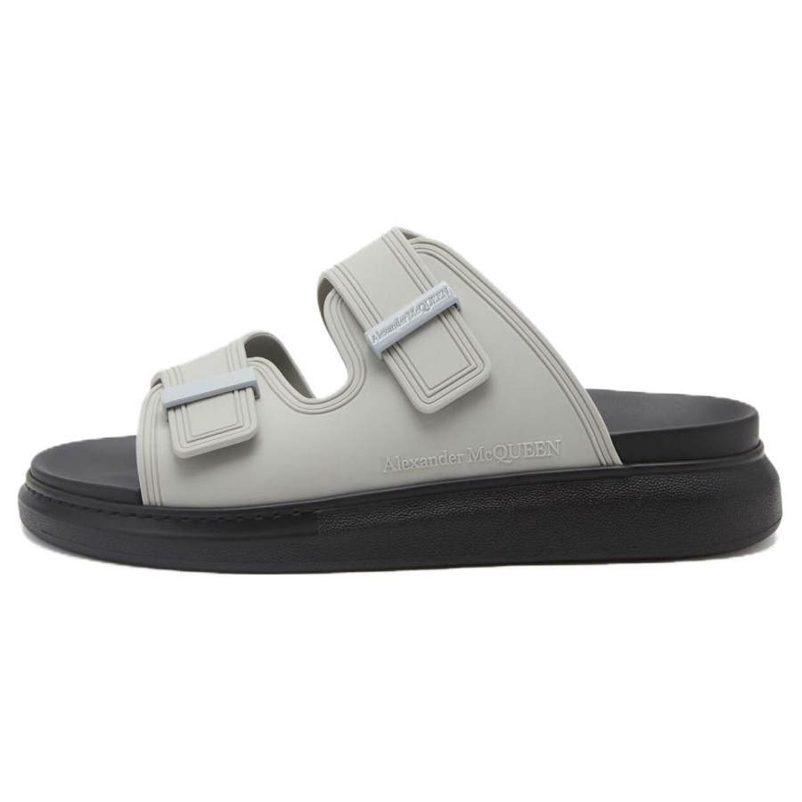 Alexander McQueen Hybrid Logo-debossed Slandals