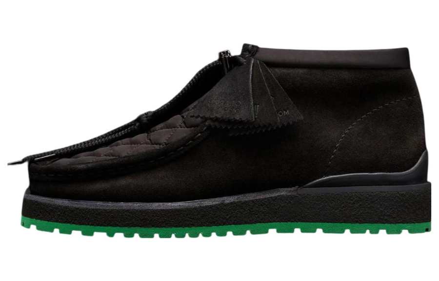 MONCLER GENIUS Moncler Clarks X Moncler Wallabee Suede 'Black'