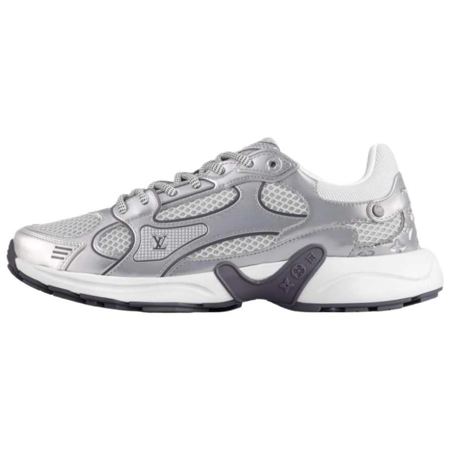 LOUIS VUITTON Olympia Low top Casual Shoes Women's Silver