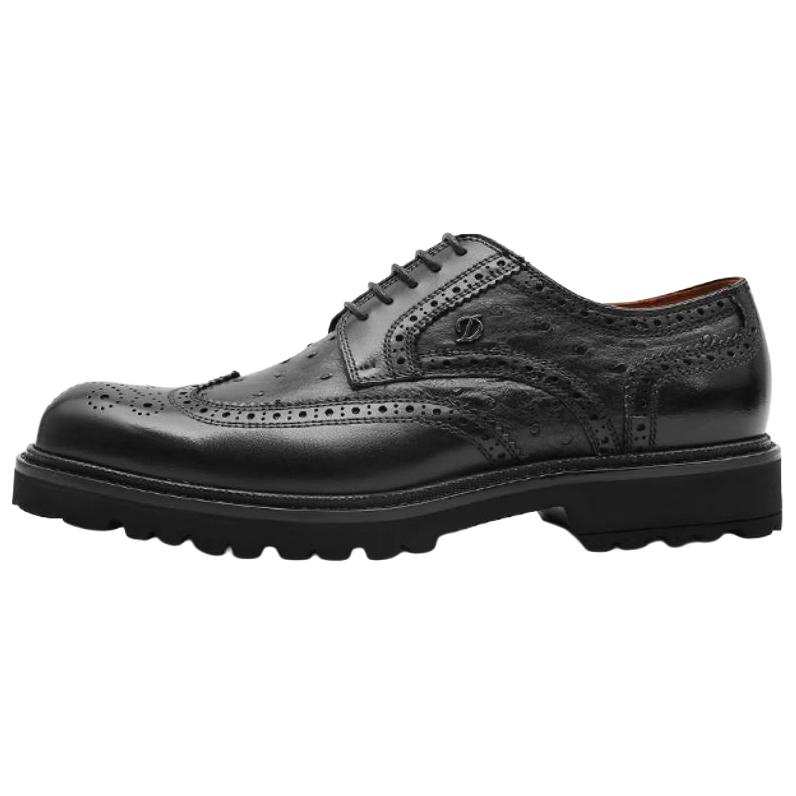 S.T.Dupont S. T.DUPONT Cow Leather Casual Shoes Men's Black