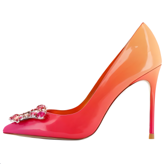 Sophia Webster Leather High Heels 10cm Women's Orange